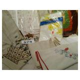 LINENS; TOWELS,  CURTAINS, AFGAN, ETC..