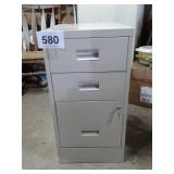 3 DRAWER FILE CABINENT WITH KEY