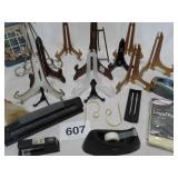OFFICE SUPPLIES; PLATE STANDS