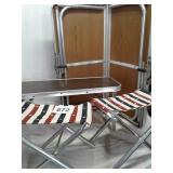 VTG. CAMPING FOLDING TABLE