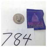3 DIMENSIONAL JFK HALF DOLLAR