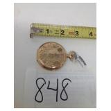 14K GOLD WALTHAM 17 JEWEL POCKET WATCH