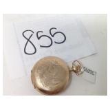 WALTHAM 7 JEWEL GOLD FILLED POCKET WATCH