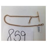 14K GOLD FILLED POCKET WATCH CHAIN