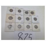 15 PC BUFFALO NICKELS