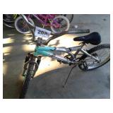 KIDS BIKE....SILVER / TAN