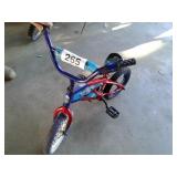 SMALL "SPIDER MAN" BIKE