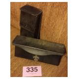 VINTAGE METAL LETTER BOX & MAIL/NEWSPAPER