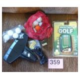 GOLF ASSORTMENT, OVER 25 NEW & USED GOLF BALLS,