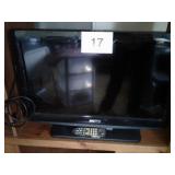 SANYO FLAT SCREEN TV W/REMOTE
