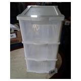 THREE DRAWER ORGANISER