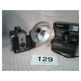BROWNIE CAMERA, POLAROID CAMERA