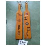 INDIANA STATE DELTA CHAPTER PADDLES