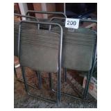 4 FOLDING CHAIRS