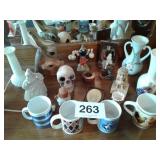 LOT OF MISC GLASSWARE & DECOR - ROYAL COPLEY