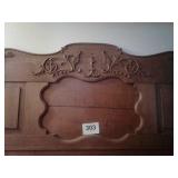 ANTIQUE FULL SIZE HEAD & FOOT BOARD WITH SIDE