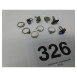 10) STERLING RINGS