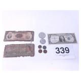 1957 SILVER CERTIFICATE, IKE DOLLAR, KENNEDY