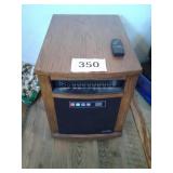 DURAFLAME ELECTRIC SPACE HEATER WITH REMOTE