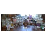 HARLEY-DAVIDSON,BUDWEISER,ETC GLASSWARE