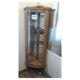 CORNER CURIO CABINET