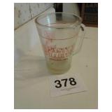 NASTY HABIT PUB GLASS 7"