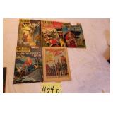 5 OLD COMIC BOOKS 10 CENTS