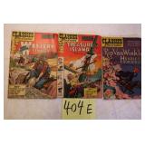 3 OLD CLASSICS ILLUSTRATED 10 CENT