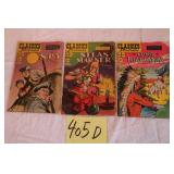 3 OLD CLASSICS ILLUSTRATED 10 CENT