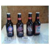 14 1/2" TALL BUDWEISER GLASS BOTTLES