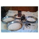 1960 chrome car rims etc.