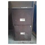 2 steal drawer filing cabinet