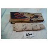 Ross toy wood and paper airplane with box