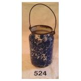 blue swirl porcelain pale