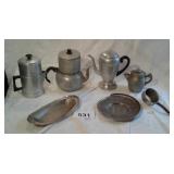 old coffee perculator, etc