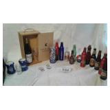 wine and beer some collector bottles etc