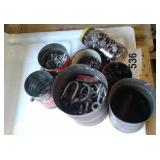 large lot of Hardware tire chains rubber hose