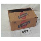 Old  Sterling 12 can beer box