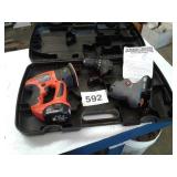 12V. BLACK &DECKER CORDLESS MULTI TOOL WITH CASE