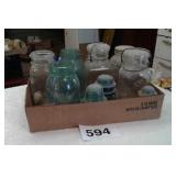 OLD FRUIT JARS & INSULATORS