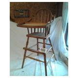 EARLY WOOD HIGH CHAIR