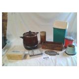 CHEESE BOX, CROCK POT, THERMOS, ETC