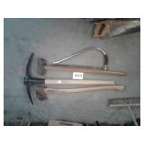 PICK AXE, AXE, SAW