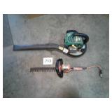 .LEAF BLOWER, HEDGE TRIMMERS