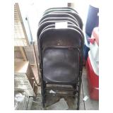 8 FOLDING CHAIRS