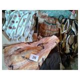 VINTAGE DRESSES, SKIRTS, BATHING SUIT