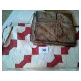 2 - VINTAGE QUILTS...TORN & STAINED
