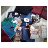 MENS MED, XL SHIRTS, NEW W / TAGS PANTS, SHIRTS