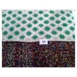 2 - ORIENTAL COLORFUL TAPESTRY RUGS..54X24, 51X28"
