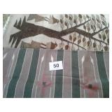 2 - ORIENTAL COLORFUL TAPESTRY RUGS..48X23, 42X23"